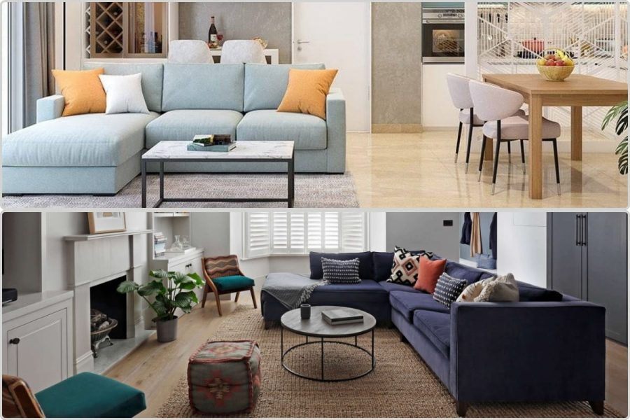 Thiết kế không gian chung cư 30m2 theo dạng chữ L