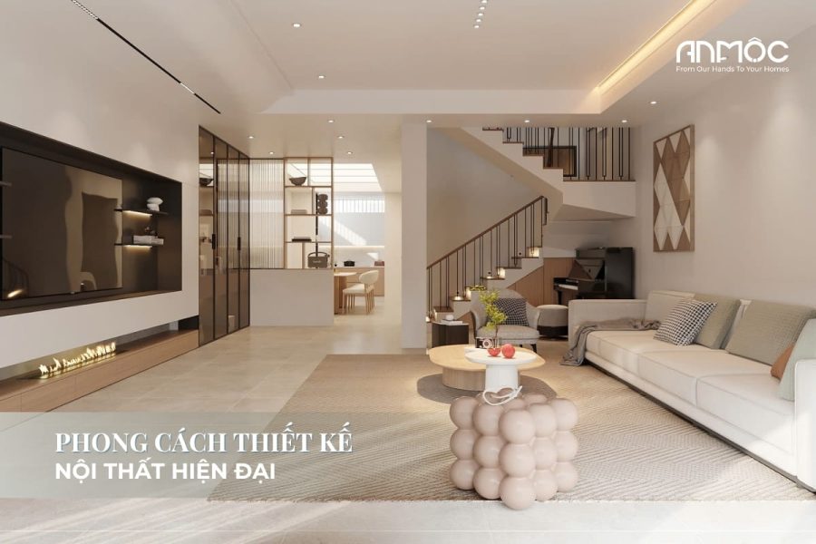 Phong cách thiết kế nội thất hiện đại