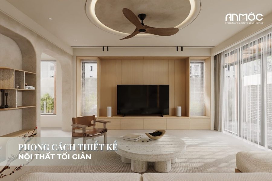 Phong cách thiết kế nội thất tối giản