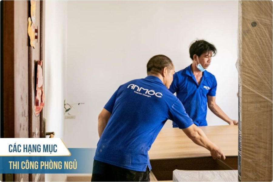 Các hạng mục thi công nội thất phòng ngủ