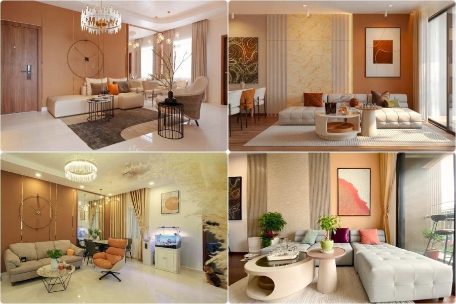 Nội thất phòng khách chung cư hiện đại