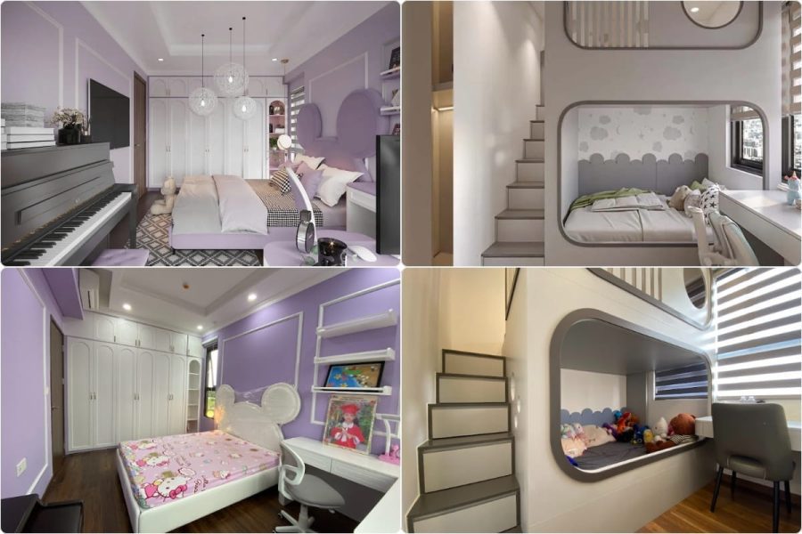 Nội thất phòng ngủ cho bé chung cư hiện đại