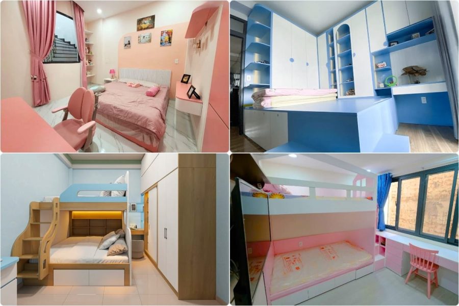 Nội thất phòng ngủ cho bé nhà phố hiện đại