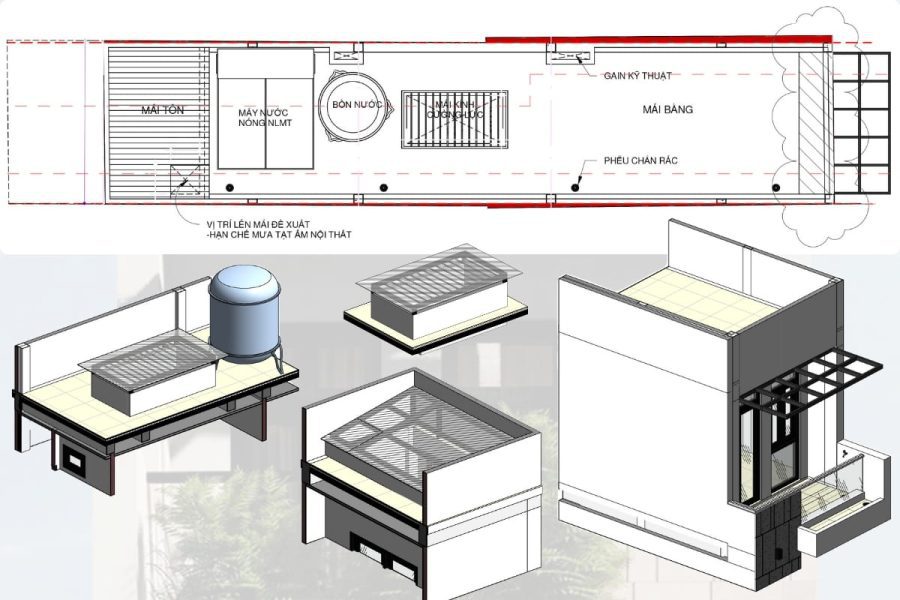 Nội thất tầng gác