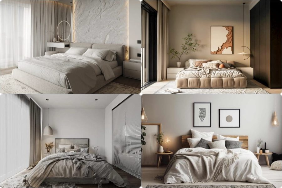 Xu hướng thiết kế nội thất phòng ngủ nhà phố Scandinavian