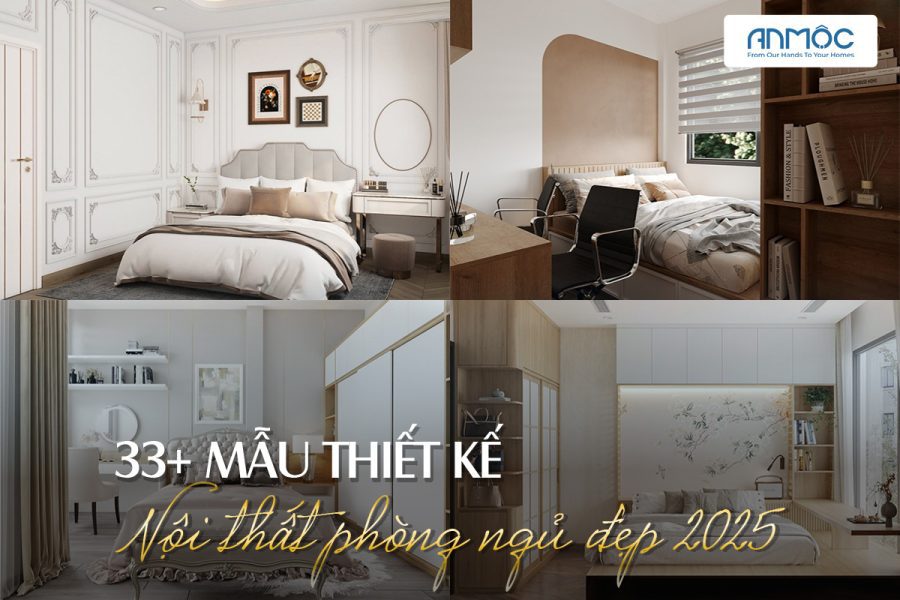 Mẫu thiết kế nội thất phòng ngủ đẹp 2025