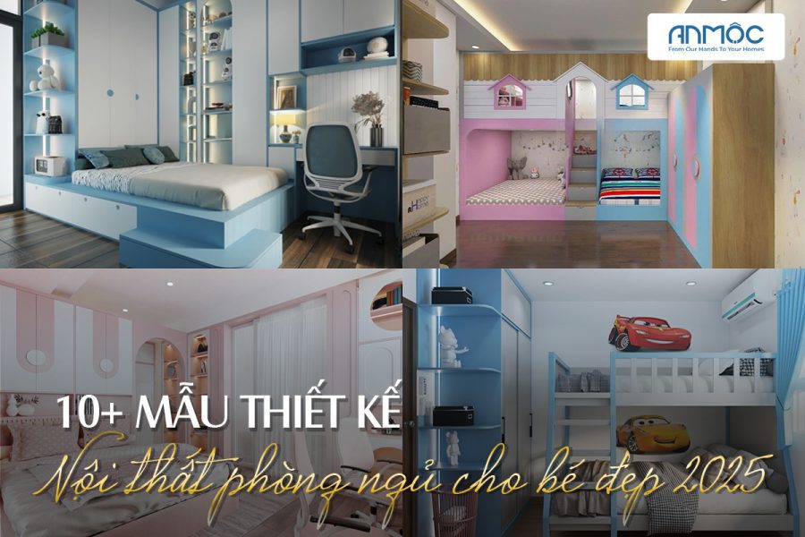 thiết kế nội thất phòng ngủ cho bé