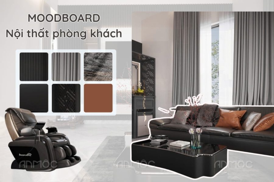 Moodboard phòng khách