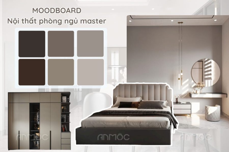 Moodboard phòng ngủ master