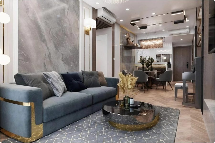 Thiết kế nội thất chung cư diện tích lớn