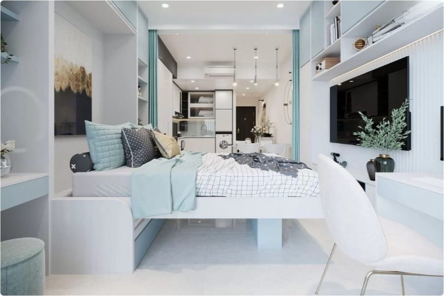 Thiết kế nội thất chung cư studio