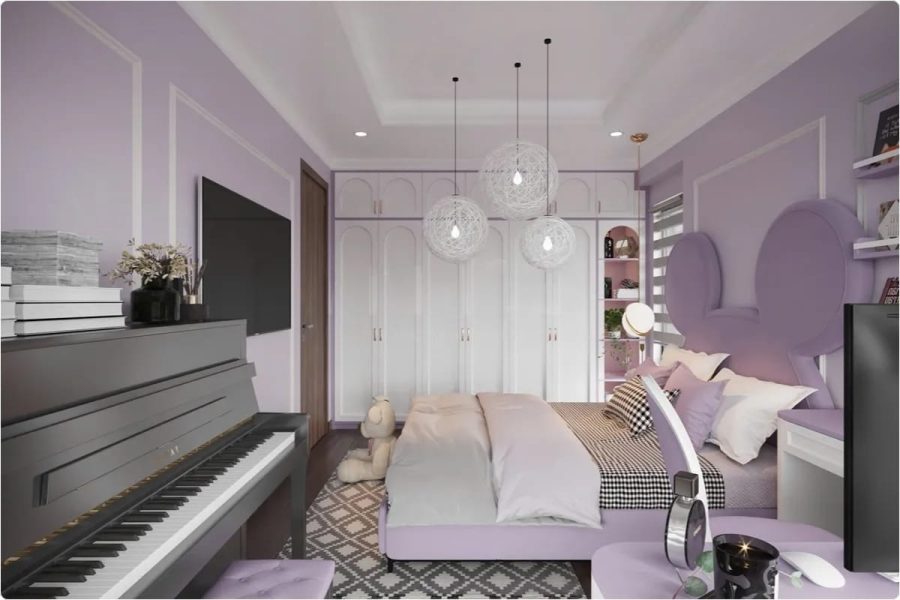 Thiết kế nội thất phòng ngủ cho bé