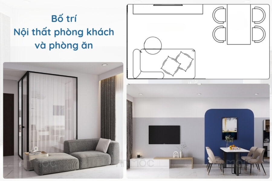 Phòng khách và phòng ăn