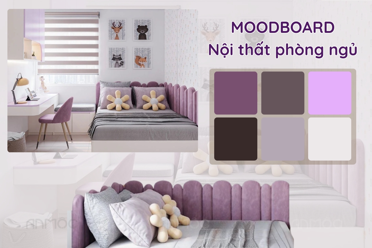 Moodboard Nội thất phòng ngủ cho bé 1