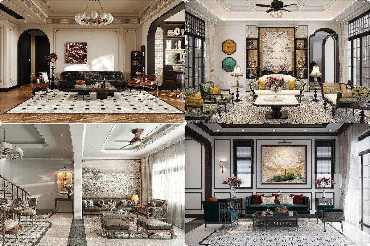 21+ Mẫu Thiết Kế Nội Thất Nhà Phố Đẹp Không Thể Bỏ Qua 2026 3003 Phong cách nội thất indochine pha trộn giữa cổ điển và hiện đại