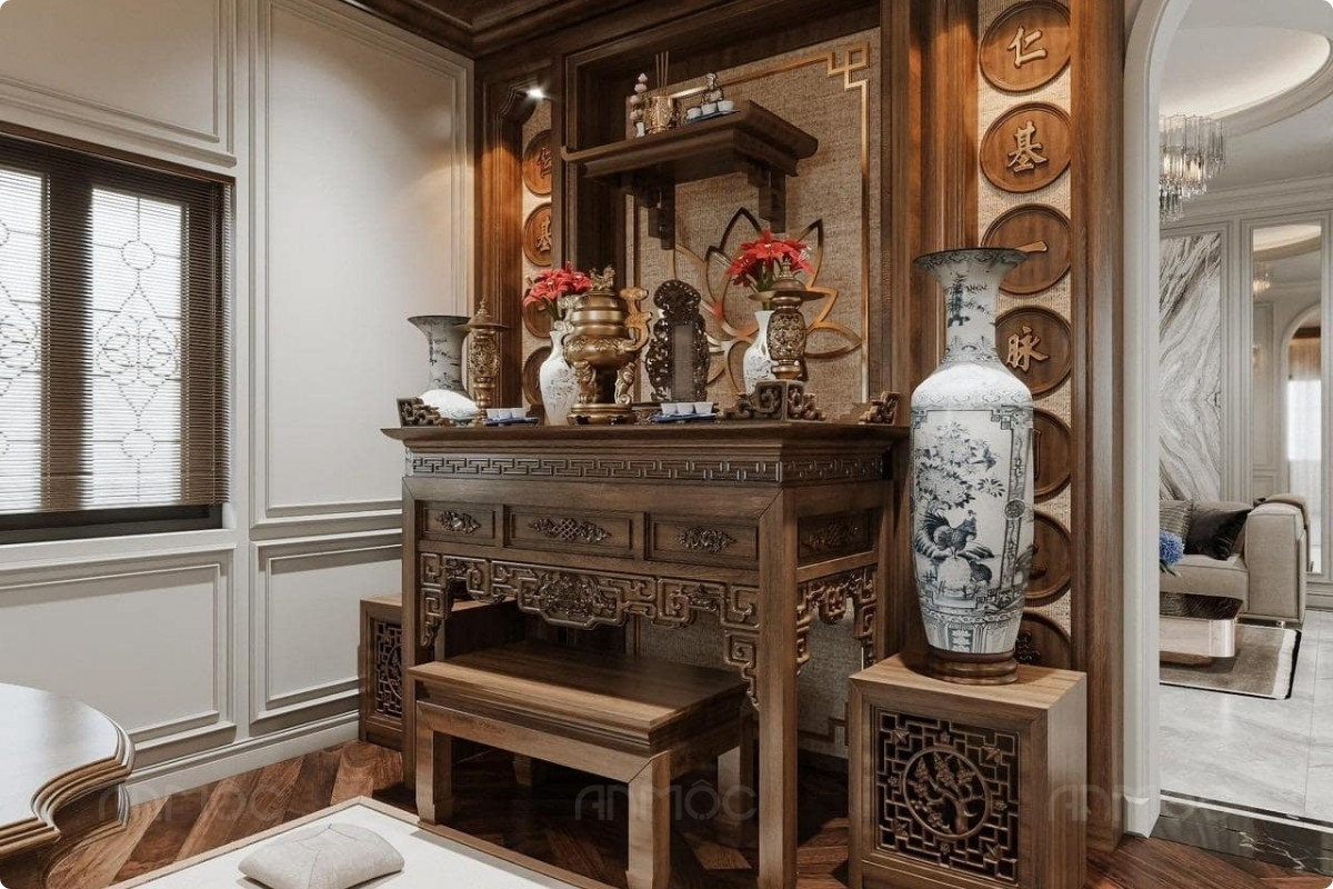 5+ Cách Trang Trí Bàn Thờ Ngày Tết Đẹp, Chuẩn Phong Thuỷ 2026 58 Hướng dẫn 4 bước trang trí bàn thờ gia tiên ngày Tết đơn giản và chuẩn phong thuỷ