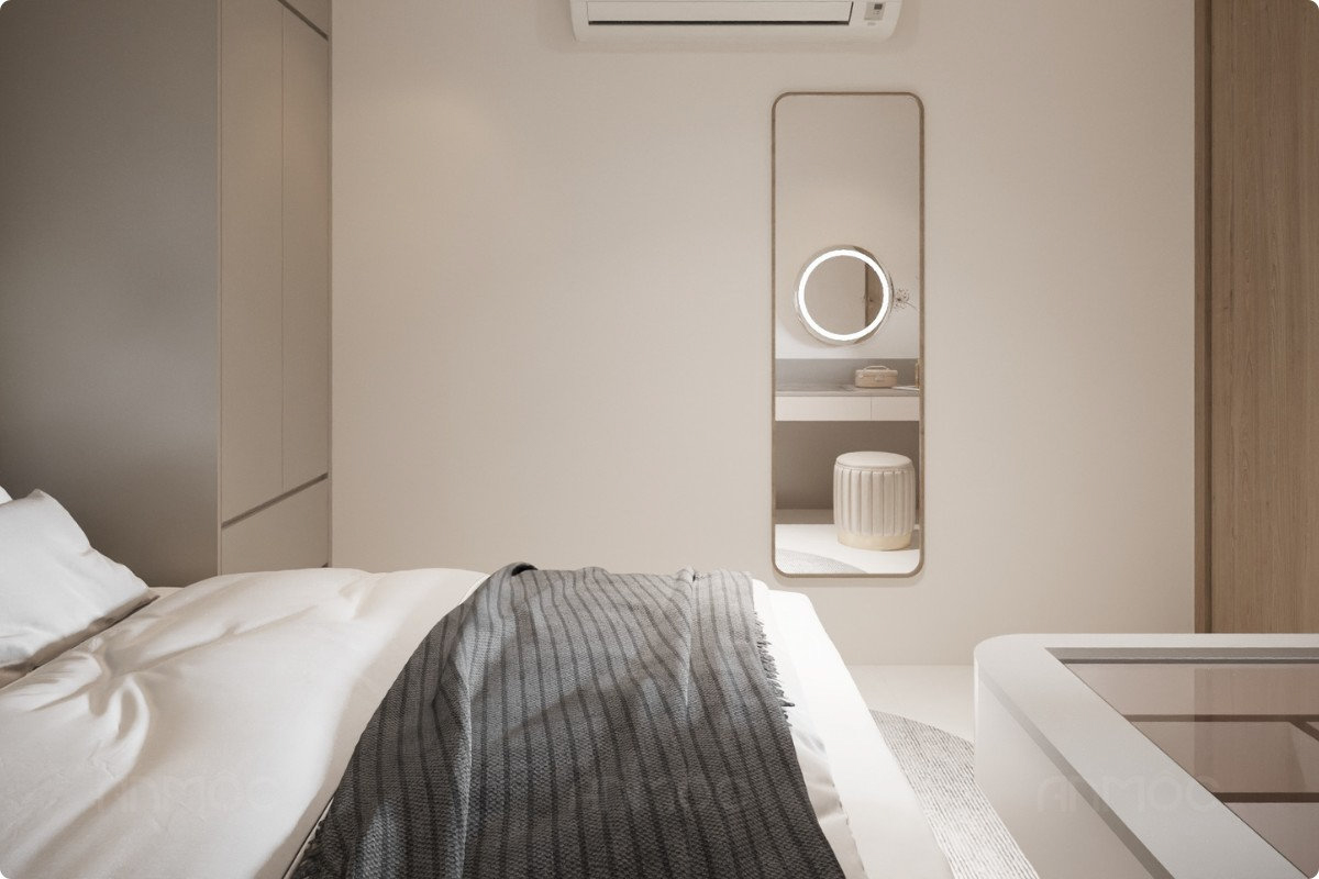 Phòng ngủ nhỏ hiện đại, mang lại cảm giác ấm cúng