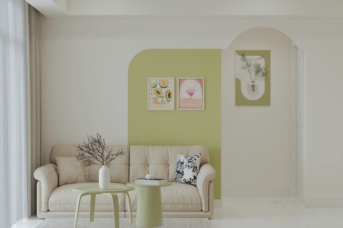 Góc sofa trong phòng khách