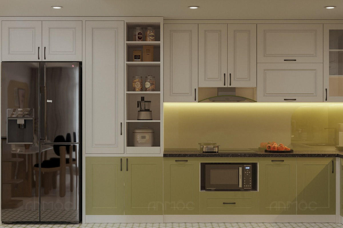 Tổng thể khu vực bếp