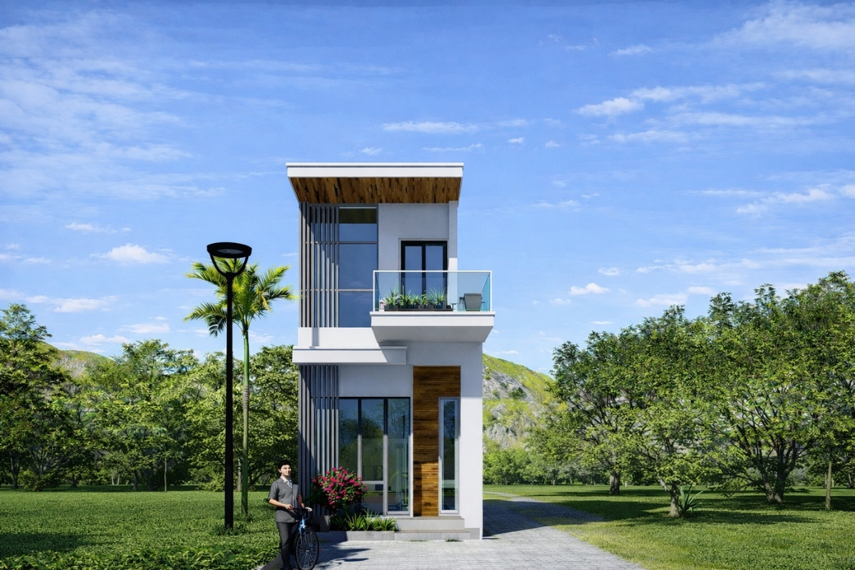 Các điều cần lưu ý khi bắt đầu xây dựng nhà ống 2 tầng