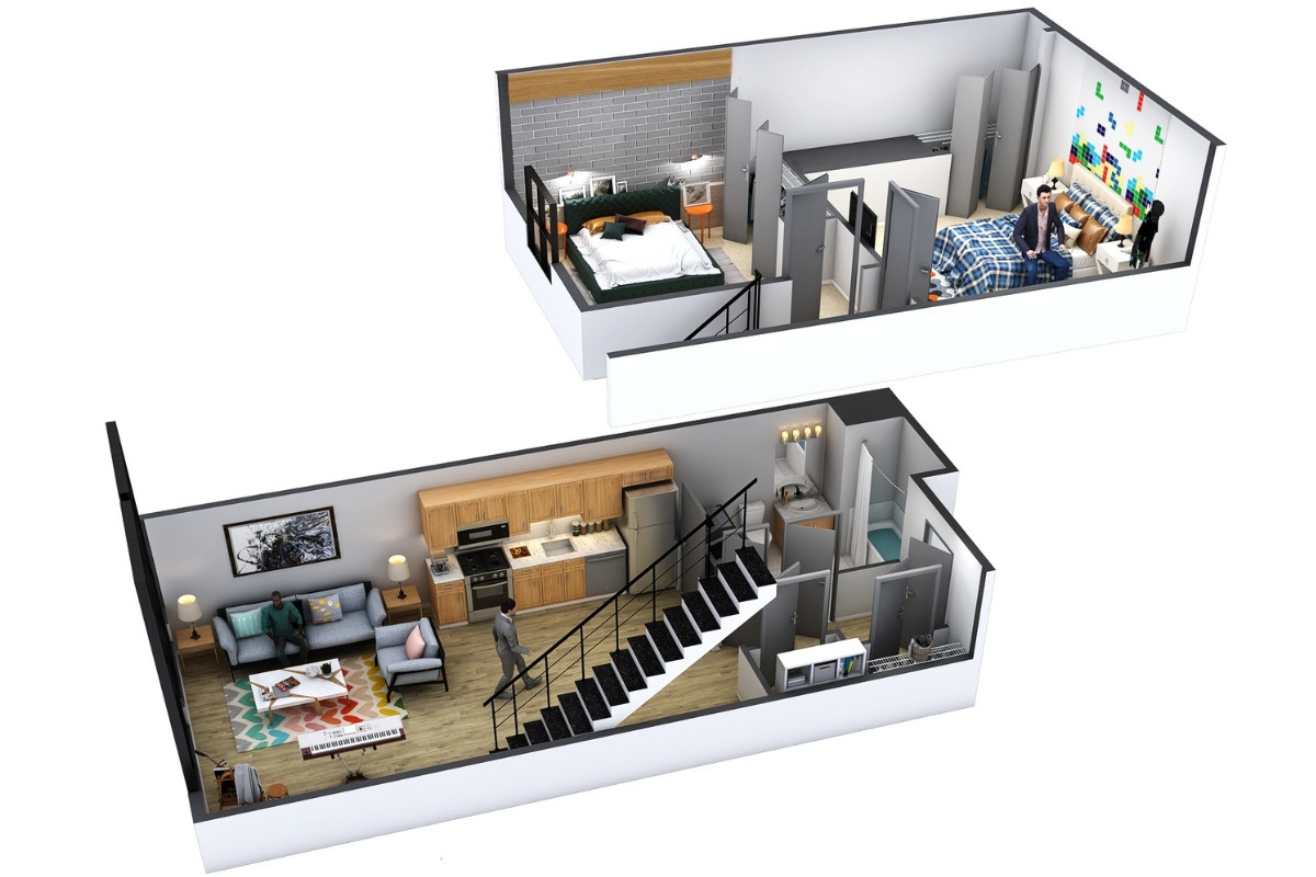 Các thiết kế không gian sống cho nhà ống đẹp