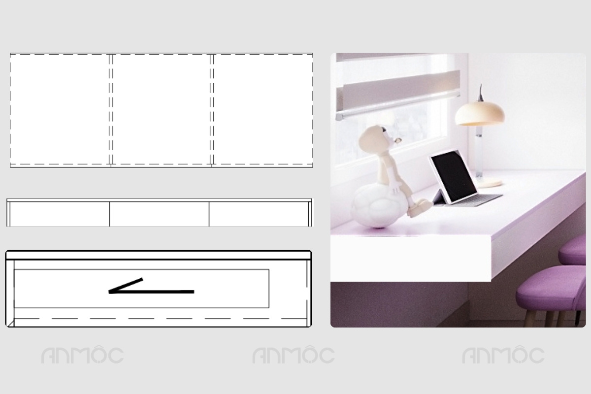 Chi tiết bàn học