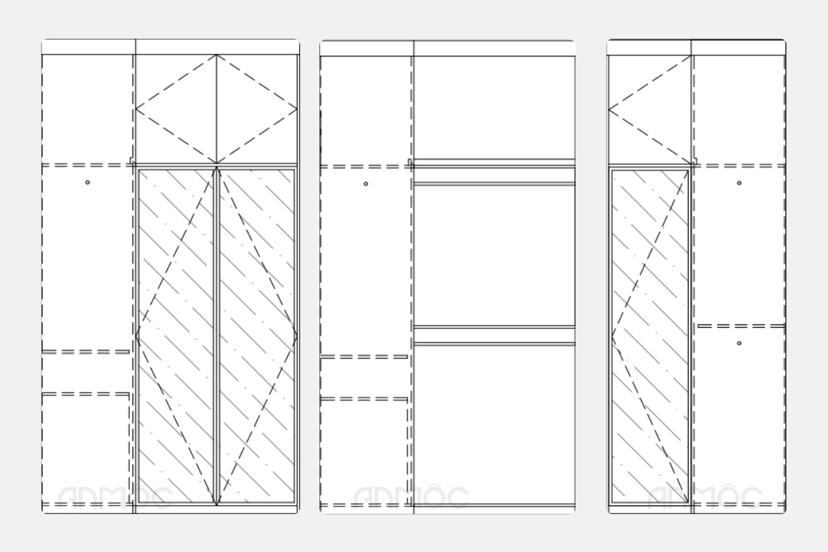 Chi tiết tủ quần áo