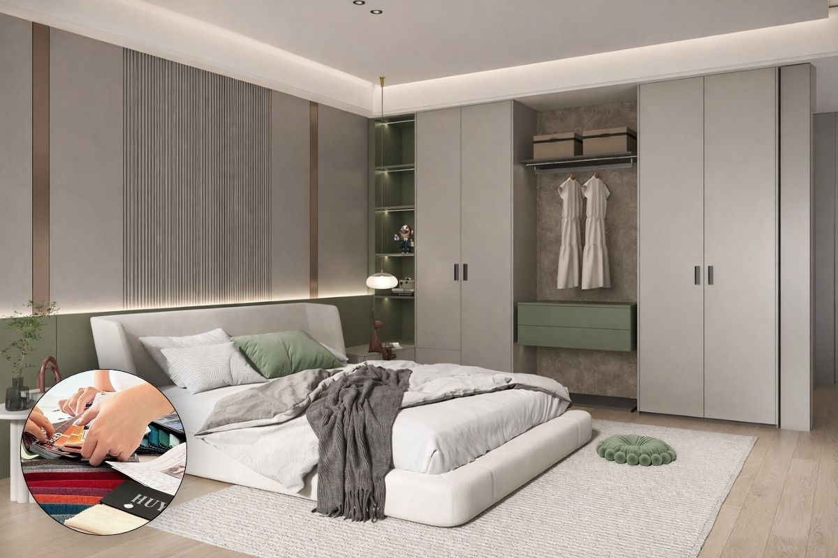 Chọn màu sắc đồng bộ với không gian