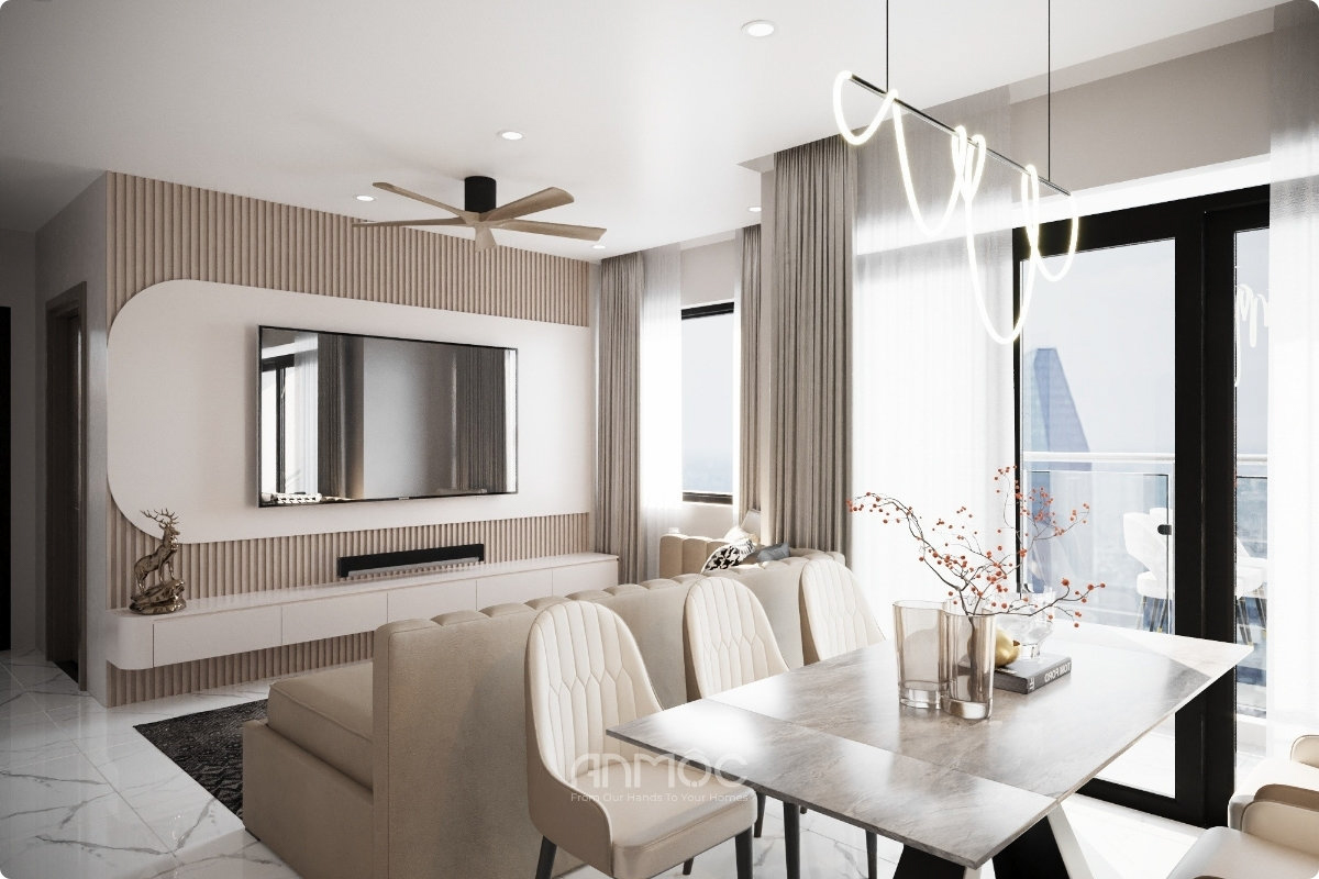 Dự án thiết kế nội thất chung cư Vinhomes Grand Park - MS1509