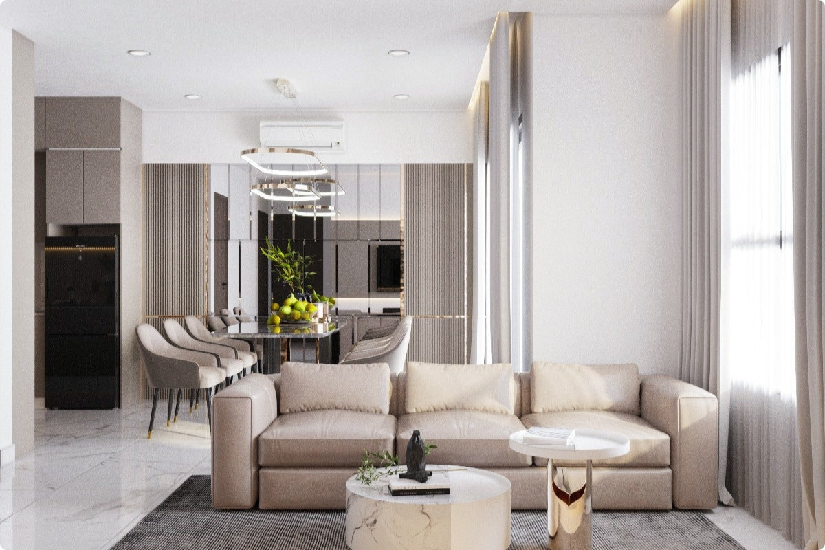 Dự án thiết kế nội thất chung cư Vinhomes Grand Park - MS1909