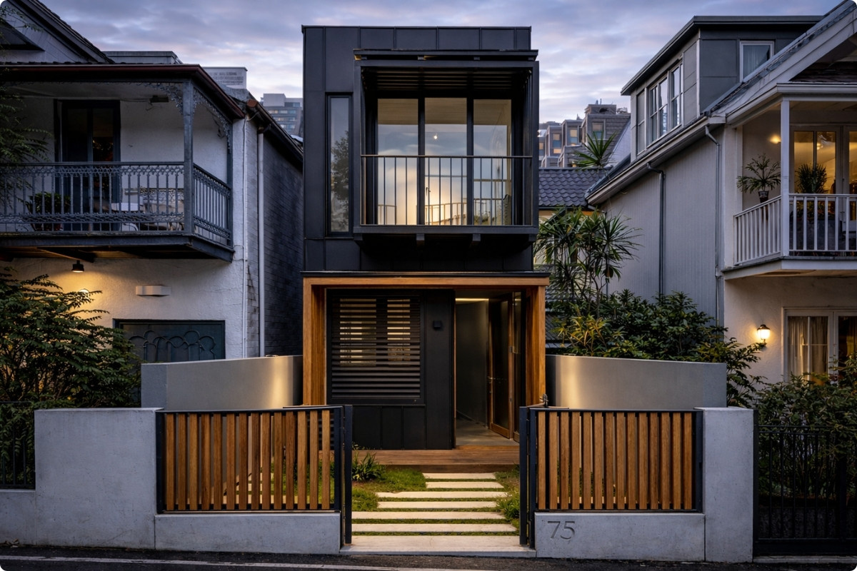 Mẫu nhà ống 2 tầng đẹp ở nhà phố