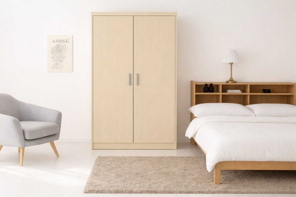 Mẫu tủ quần áo 2 cánh 1.2m