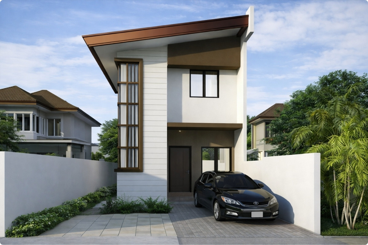 Nhà ống 2 tầng 3 phòng ngủ