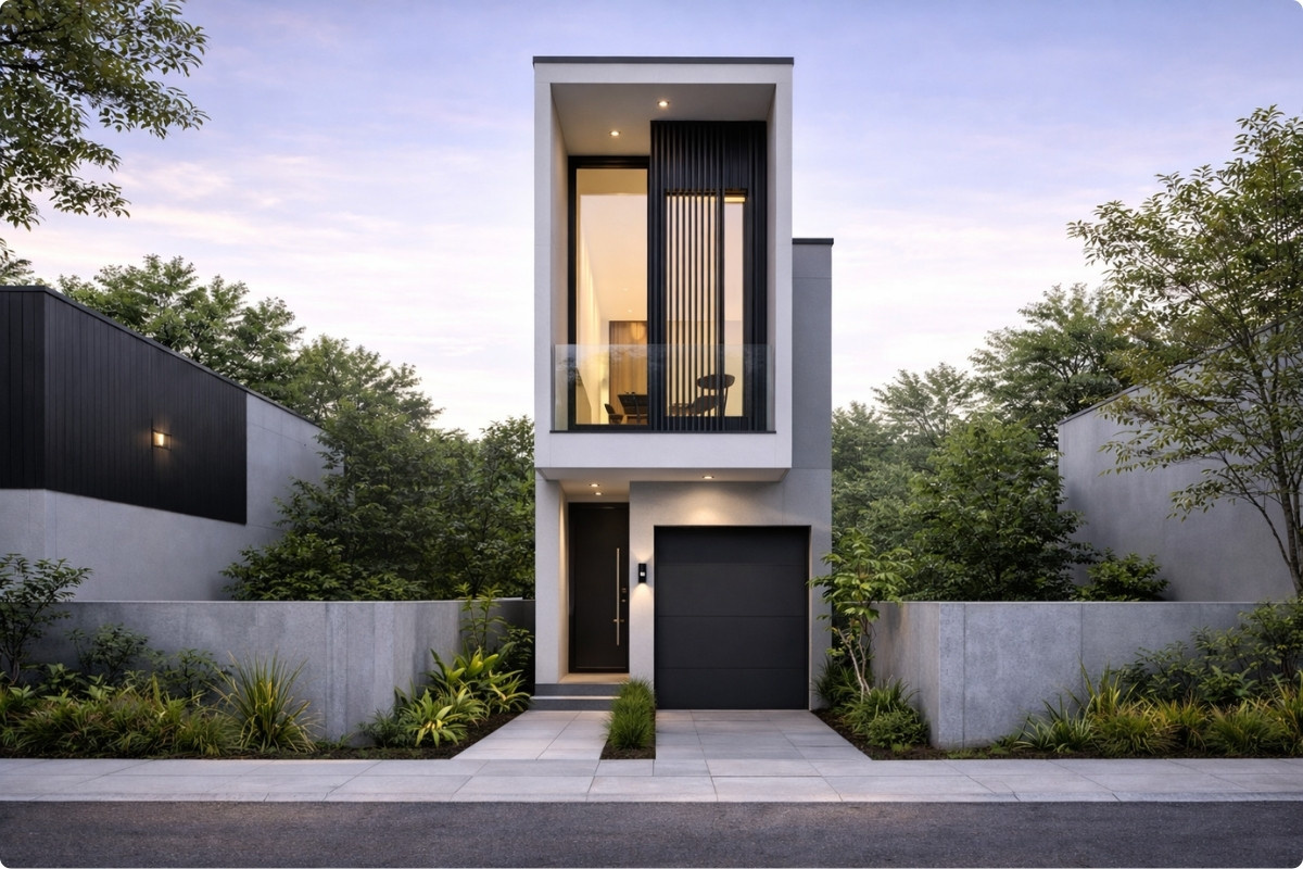 Nhà ống 2 tầng 5 x 16