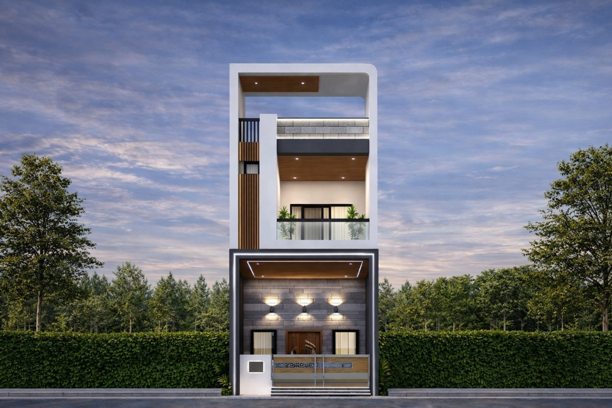 Nhà ống 2 tầng bao gồm một tầng trệt và một tầng lầu_An Mộc