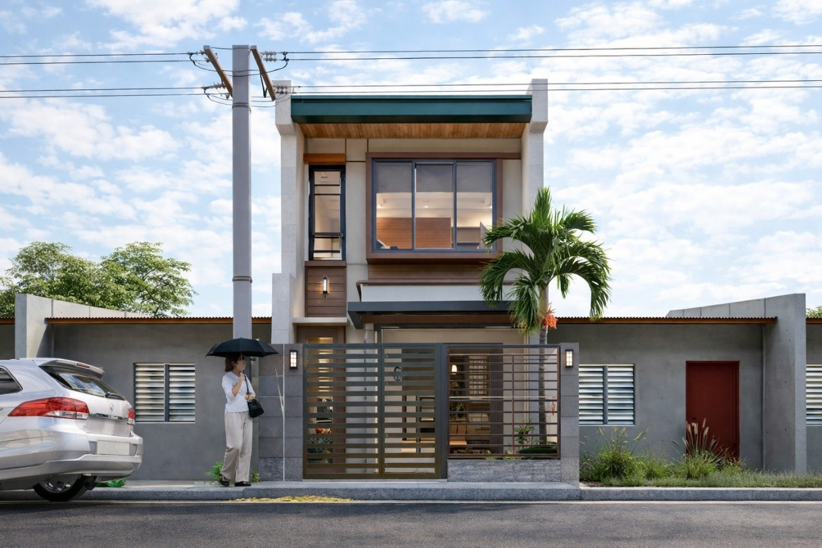 Nhà ống 2 tầng đẹp dành cho thành phố và nông thôn