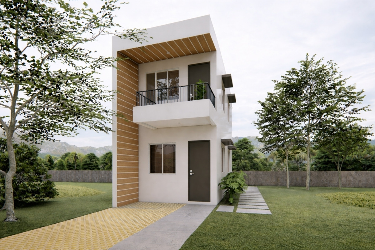 Nhà ống 2 tầng đẹp theo diện tích mặt tiền phổ biến