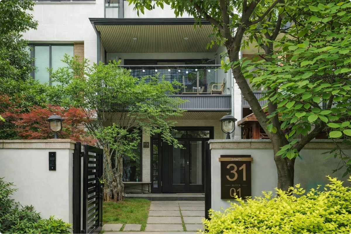 Nhà ống 2 tầng kết hợp sân vườn