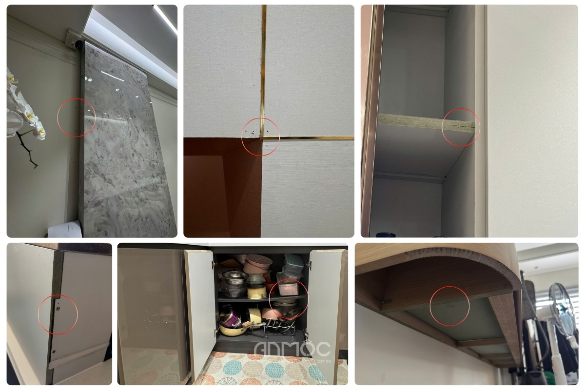 Những lỗi nội thất tại nhà anh Hưng