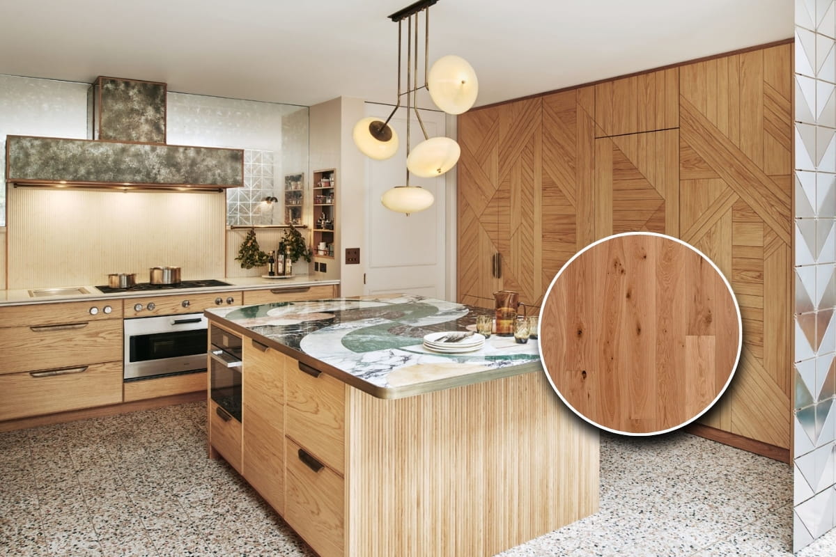 Nội thất chung cư gỗ sồi