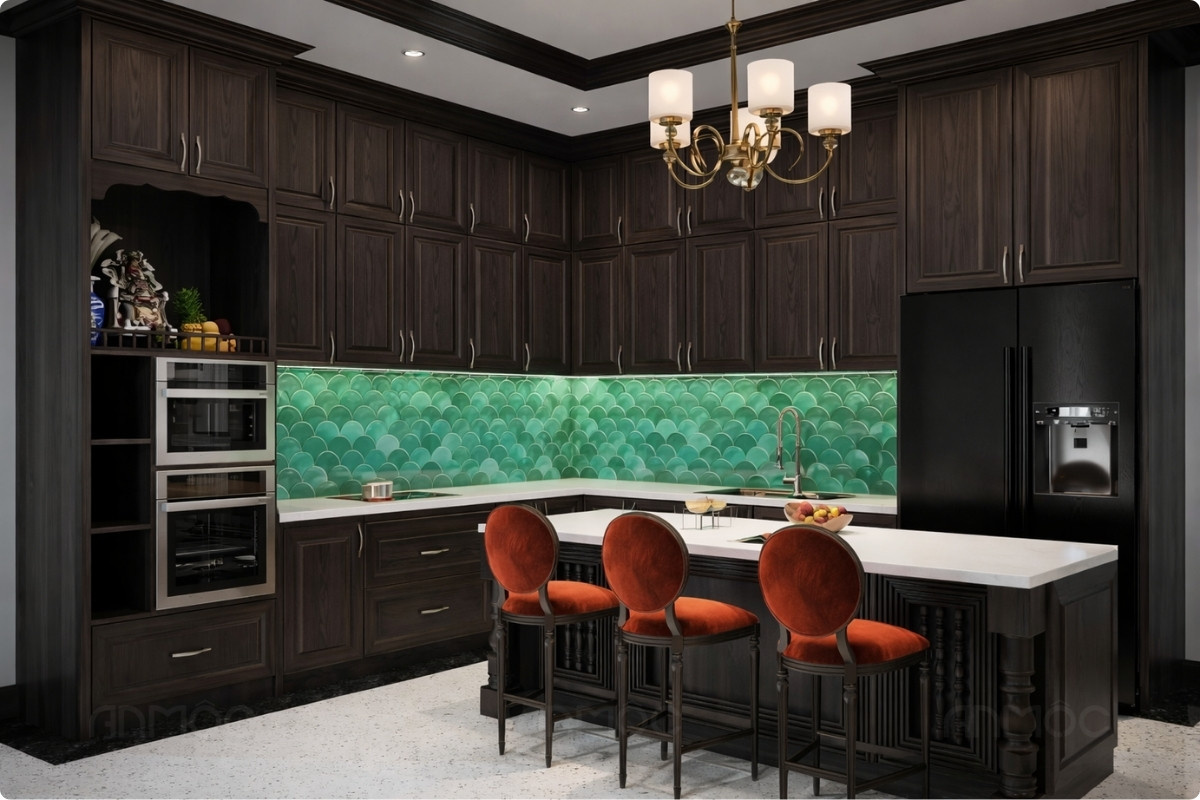 Phòng bếp indochine