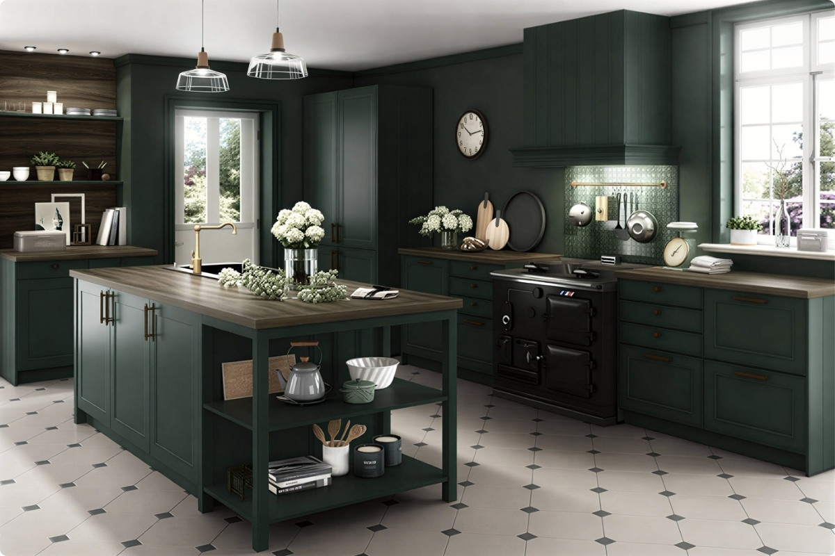 Phòng bếp tân cổ điển