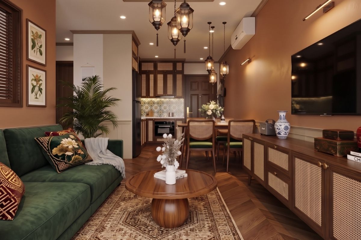 Phong cách thiết kế chung cư Đông Dương
