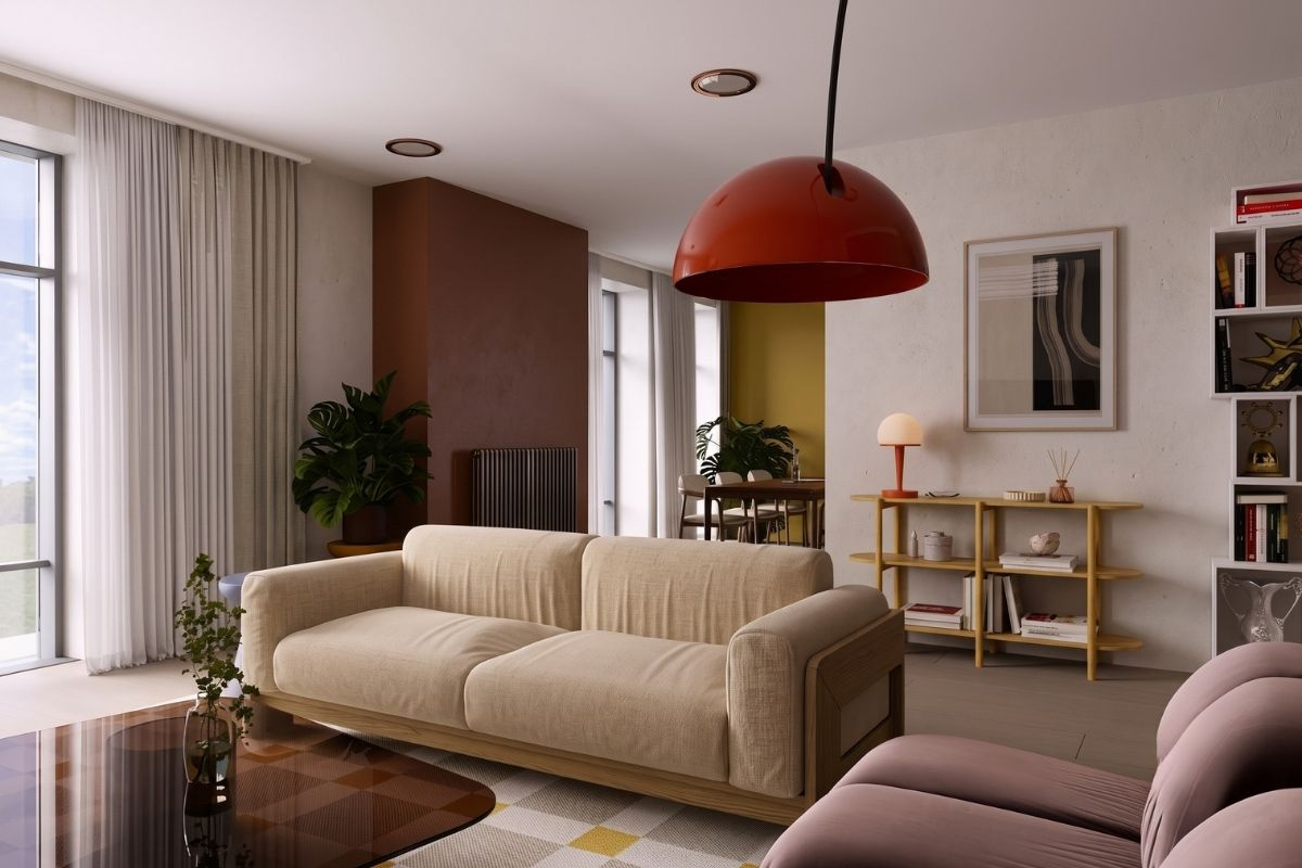 Phong cách thiết kế chung cư Mid - Century Modern
