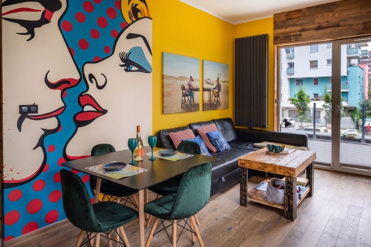 Phong cách thiết kế chung cư Pop Art