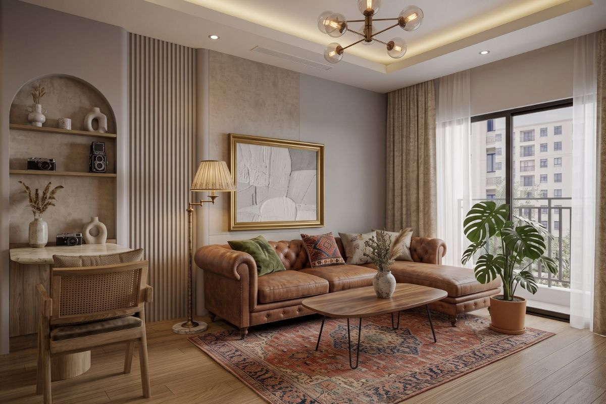 Phong cách thiết kế chung cư Vintage