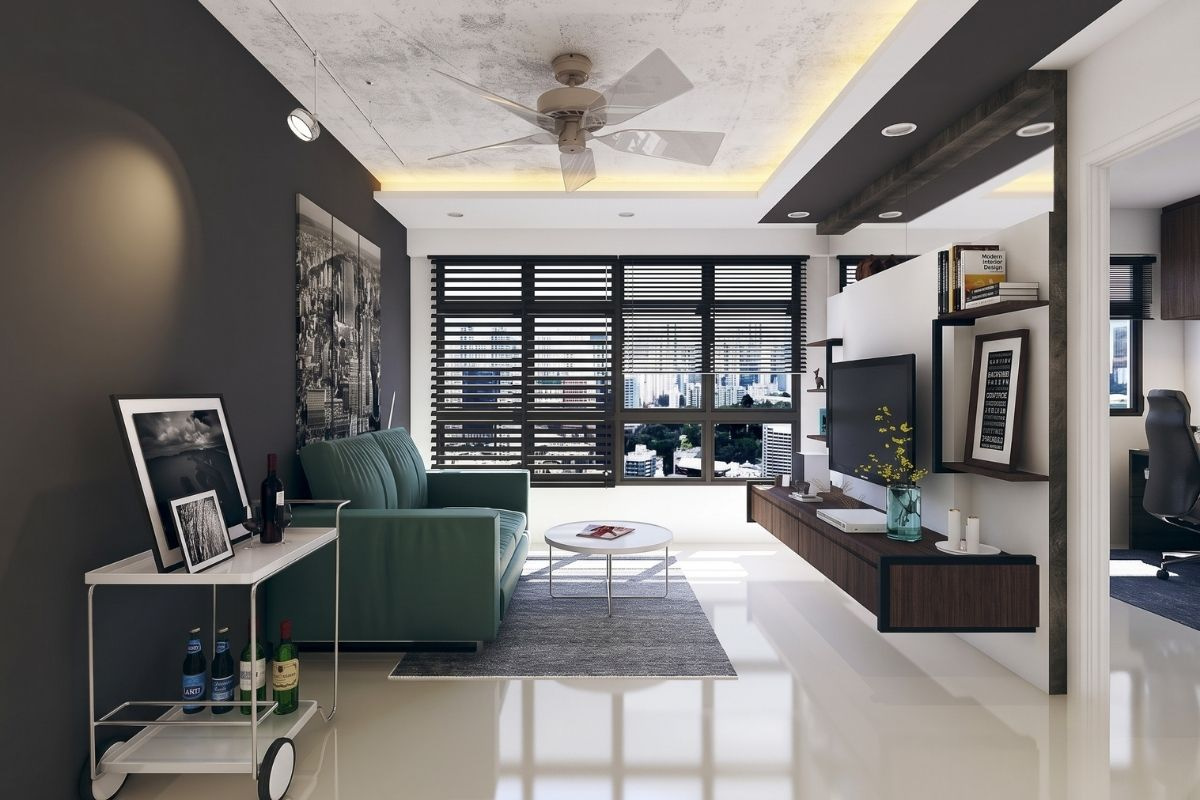 Phong cách thiết kế chung cư mộc mạc hiện đại