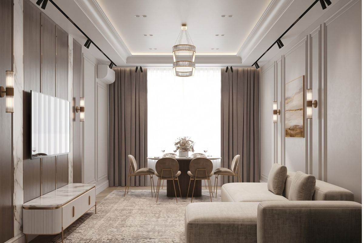 Phong cách thiết kế chung cư tân cổ điển