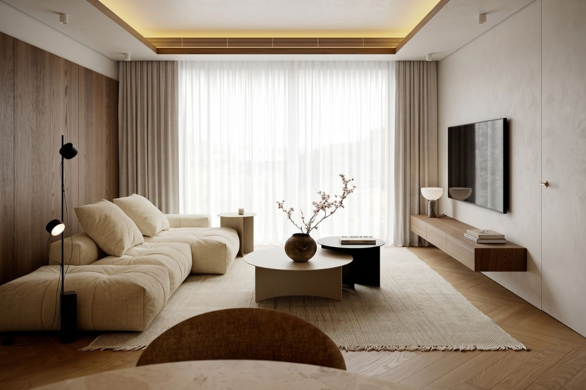 Phong cách thiết kế chung cư tối giản
