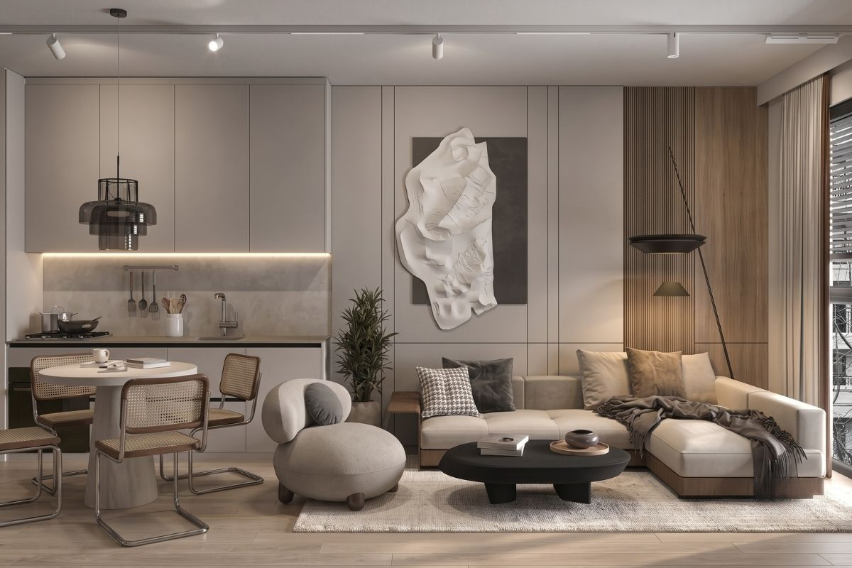 Phong cách thiết kế nội thất chung cư hiện đại
